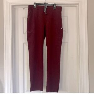 Figs Maroon Technical Collection Pants / Scrubs